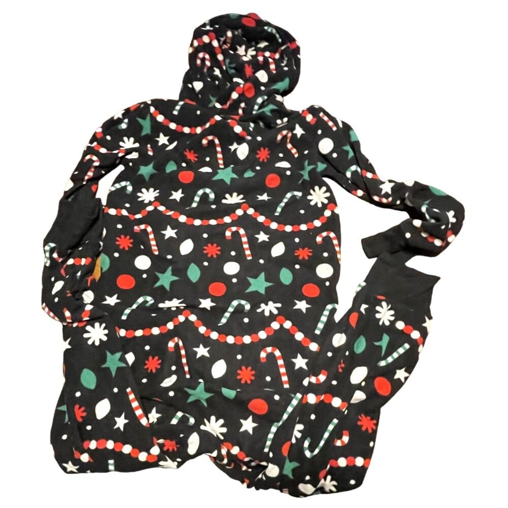 Tipsy Elves Unisex Large Christmas Fleece Onesie Pajamas Zippered One Piece
